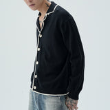 MODEFREAKのバイカラーVネックカーディガントップス mf1950の画像