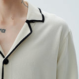 MODEFREAKのバイカラーVネックカーディガントップス mf1950の画像